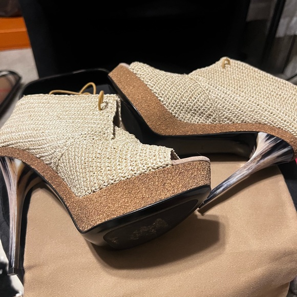 Burberry English Icons Darfield RAF 100 Peep Show Desert Bootie EU 39.5 - Picture 2 of 9